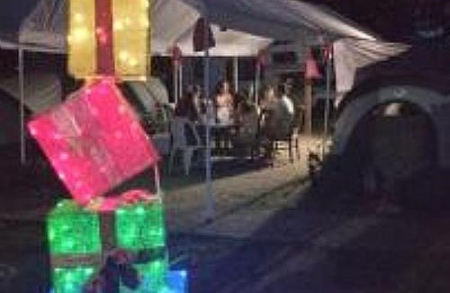 Esperanza Otro | TRAVEL N SAVE 10FT LOVESEAT HOUSE TENT RENTAL Shadowed Fruit Trees -Cozy -Secret FRUITS Forest -5 Minutes Walking Distance to Bio Bay Tour Stations -Restaurants, Sun-Bay, Esperanza and Black Sand -Beaches -HUGE SHOWER -Biologist's 30ft-RV-Home