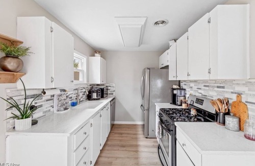 Akron Casa | Travel Professionals Towpath Cottage Retreat Pet-Friendly Canal Home Fenced Yard
