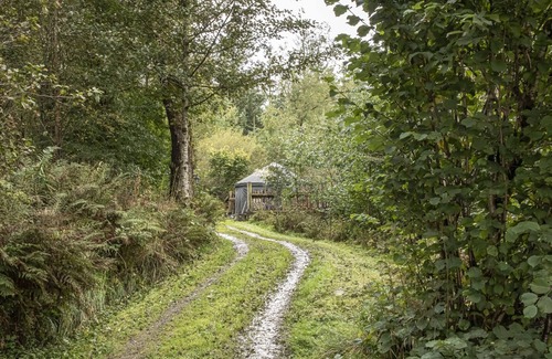 Newcastle-on-Clun Cabaña | TREEHOUSE YURT, pet friendly, character holiday cottage in Beguildy