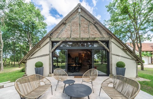 Mery-sur-Cher Casa | Triple-De Lujo-Baño en la habitacion-Vista al Parque-2