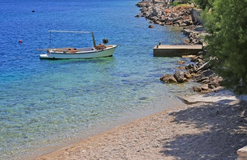 Trstenik Apartamento | Apartamento para dos personas con una terraza Trstenik, Peljesac (A-10109-a)