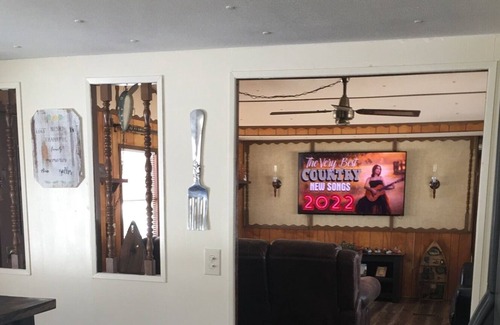 Wagoner Casa | Two bedroom, furnished, Fort Gibson Lake fish camp getaway.