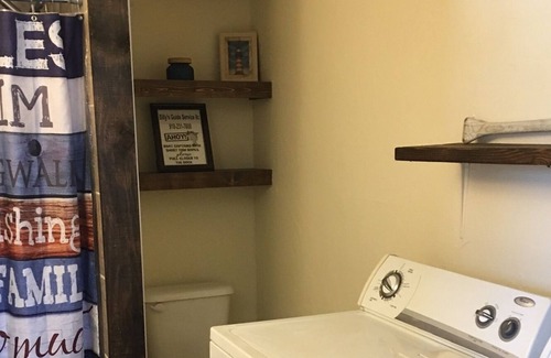 Wagoner Casa | Two bedroom, furnished, Fort Gibson Lake fish camp getaway.