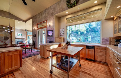 Burnt Ranch Casa | Two-Story Riverfront Home w/ Beautiful Kitchen & Private Hot Tub