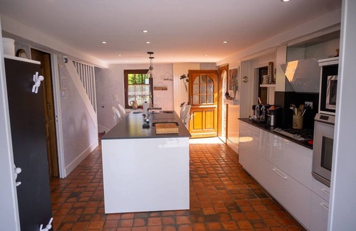Trebeurden Chalet De Esquí | Ty goas treiz · Ty Goas Treiz Pool and view