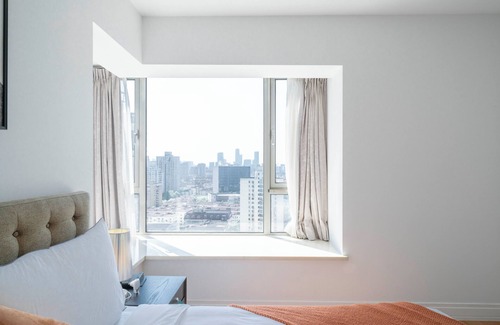 Xujiahui Cama Y Desayuno | Tyms Cozy 2BR 1BA Apt Yongxin Century