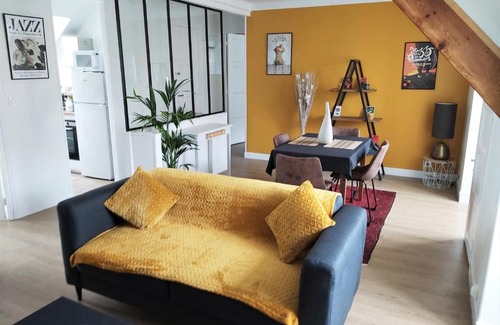 Coutances Apartamento | "Un Air de Jazz" Appartement T2 en plein Centre-Ville rénové