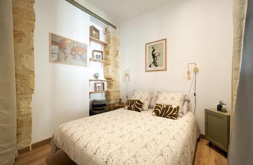 Bordeaux Sud Apartamento | Un cocon de style rénové et climatisé proche gare