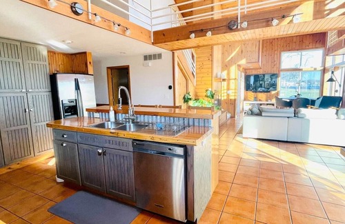 Paw Paw Lake Casa | Unforgettable 4 bedroom 3 bath waterfront cabin