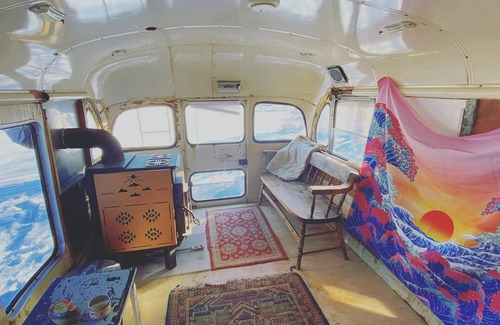 Chatham Casa | Unique 1962 Vintage Bus in the heart of the White Mountain National Forest