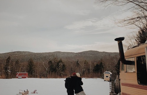 Chatham Casa | Unique 1962 Vintage Bus in the heart of the White Mountain National Forest