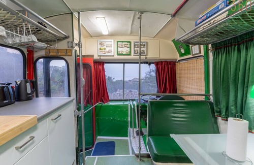 Xaghra Casa | Unique Bus stay with stunning views in Ramla Bay