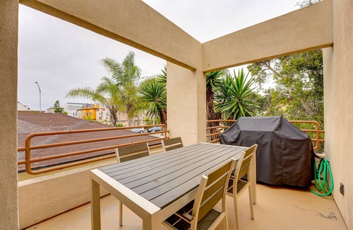 South Mission Beach Condominio | Unique & Comfy Oasis: Steps to Beach - Patio Pkg WiFi 3 Bed Sunny San Diego