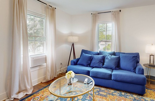 Bath Casa | Updated, dog-friendly home with two living areas, firepit, washer/dryer, & patio
