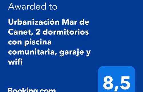 Canet de Berenguer Apartamento | Urbanización Mar de Canet, 2 dormitorios con piscina comunitaria, garaje y wifi