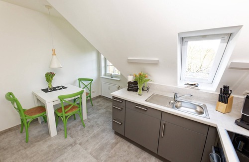 Nebel Apartamento | Urlaub mit Hund / Obergeschosswohnung mit Terrasse für 2 Personen