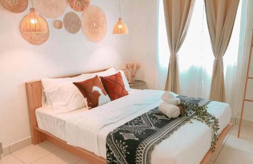 Beranang Apartamento | V Boho Home 3Bedroom 7-8Pax Eco Majestic Semenyih