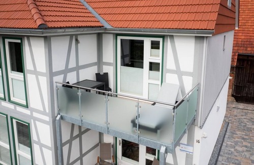 Oberweser Apartamento | Vacation apartment Reinhardswald, shower, WC, 3 bedrooms - Holiday apartments in the guesthouse