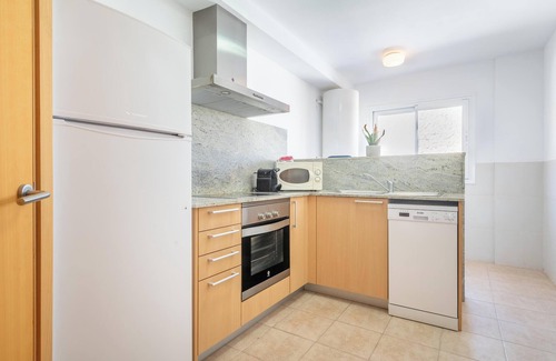 Puerto de Pollensa Apartamento | Apartamento Talaia 1A con balcón, Wi-Fi, jardín y terraza