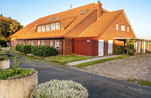 Jaderaltendeich Apartamento | Apartamento vacacional "Günthers Deichstube" con terraza comunitaria