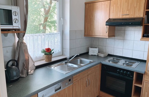Zinnowitz Apartamento | Vacation apartment Ostseeperle Zinnowitz Haus Roland Whg. 9 with swimming pool & sauna