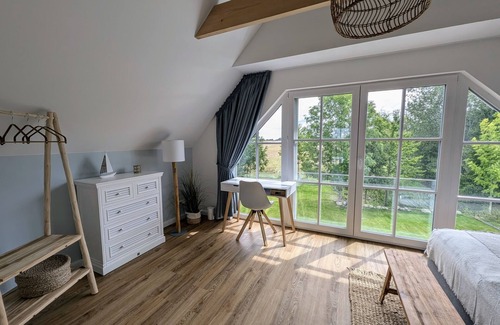 Nisdorf Casa | Vacation home "Boddenidyll" between Darß & Rügen, SUP boards, sauna, fireplace, panoramic view