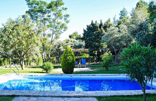 Montecorto Casa | Casa de vacaciones 'El Rancho' con vistas a la montaña, piscina, Wi-Fi y jardín