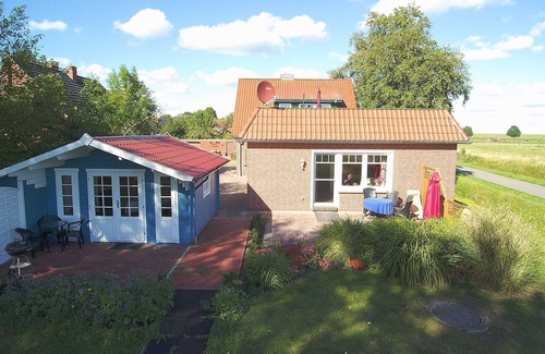 Jemgum Apartamento | Holiday house Naturblick Fewo2 kl. - Apartments Naturblick, 45185