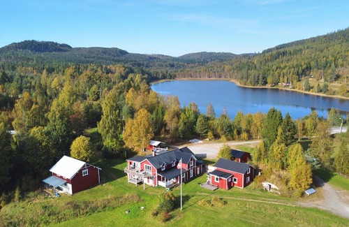 Sundsvall Municipality Casa | Vacation home Ramona - Vacation with lake view & boat near Sundsvall