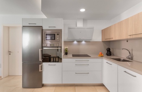 Arguineguin Casa | Casa de vacaciones 'Sunset' con vistas al mar, terraza compartida y Wi-Fi