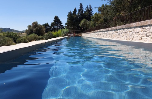 Montlaur Casa | Antigua casa del viticultor con piscina en Languedoc (Aurore)