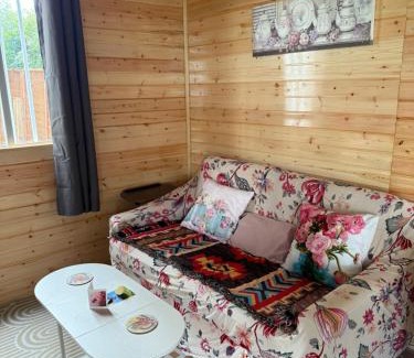 Ahascragh Otro | Valley view cabin in the woods on a farm