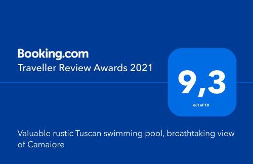 Camaiore Villa | Valuable rustic Tuscan swimming pool, breathtaking view of Camaiore