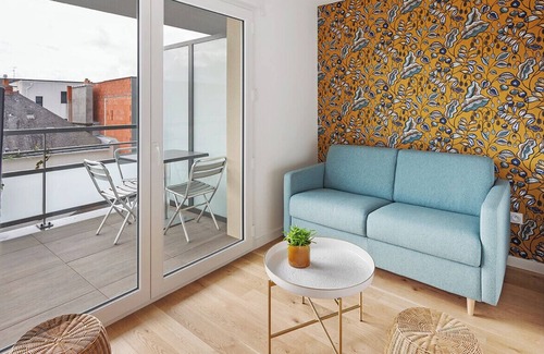 Madeleine-Champ de Mars Apartamento | Very bright apartment with balcony in Nantes