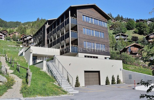 Grimentz Apartamento | Very comfortable flat for 6 people, living room, kitchen area with dishwasher, 1 double bedroom, 1 2