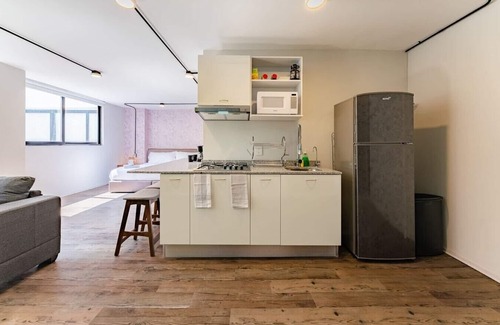 Escandón Apartamento | VH | Loft minimalista + gym and wifi | Condesa | 247