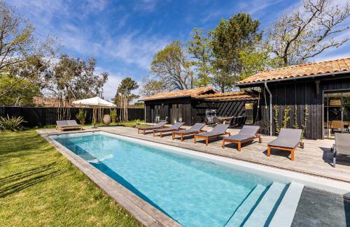 Lege-Cap-Ferret Villa | Villa Agapi - 10 personnes, piscine chauffée, pétanque - Lège cap Ferret