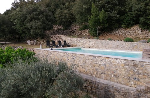 Saint-Jean-du-Pin Villa | Villa, piscina privada, terrazas, jardín arbolado, gran calma, sur de Francia