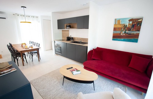 Le Canon Apartamento | Apartamento-Superior-4/6p. étage Balcon et/ou-Terraza-Baño privado con ducha