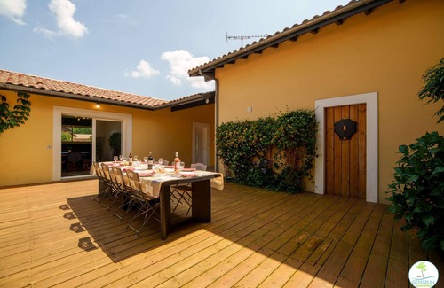 Parentis-en-Born Casa | Villa avec Piscine chauffée Classée 5 étoiles 12 personnes