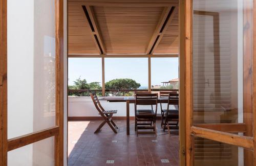 Castiglione della Pescaia Apartamento | Villa con Terrazza Vista Mare