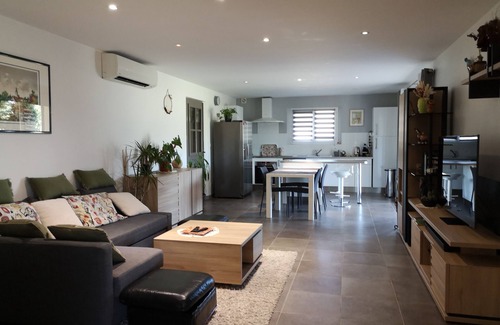 Tarascon Villa | Villa da Palmeira 120m2-4 Ródano Bouches estrellas en el país pacífico