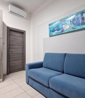 Lido di Spina Apartamento | Villa Daria - soggiorno e servizio spiaggia