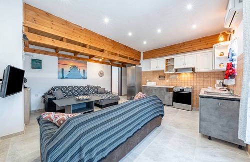 Ag. Georgios Villa | Villa 'Elia' con vistas al mar, jardín, terraza y Wi-Fi