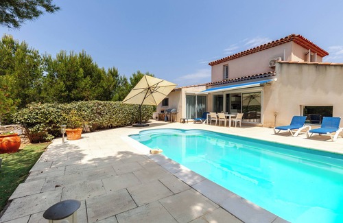 Ensues-la-Redonne Villa | Villa 'Ensues' con vistas al mar, Wi-Fi y aire acondicionado