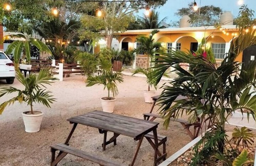 Celestún Apartamento | Villa Gabriela #1 family room, 3 min from the beach