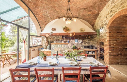 Rapolano Terme Villa | Villa "Il Fornacino" con piscina, jardín y Wi-Fi