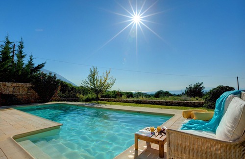 Karavados Villa | Villa 'Ippokampos Ideales Resort' con vistas al mar, Wi-Fi y aire acondicionado