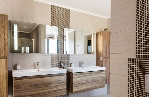 Kalathas Villa | Villa Jamila con piscina infinita privada y vistas panorámicas al mar, Chania Creta