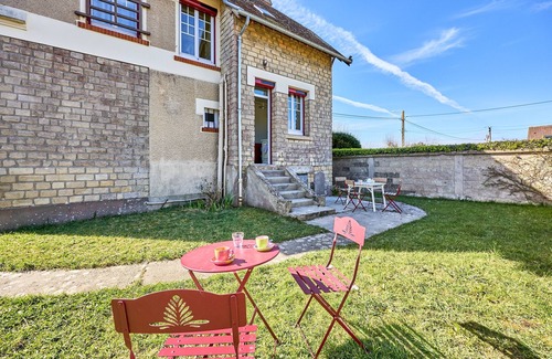 Bernieres-sur-Mer Casa | Villa Les Mouettes - A 50 m de la plage